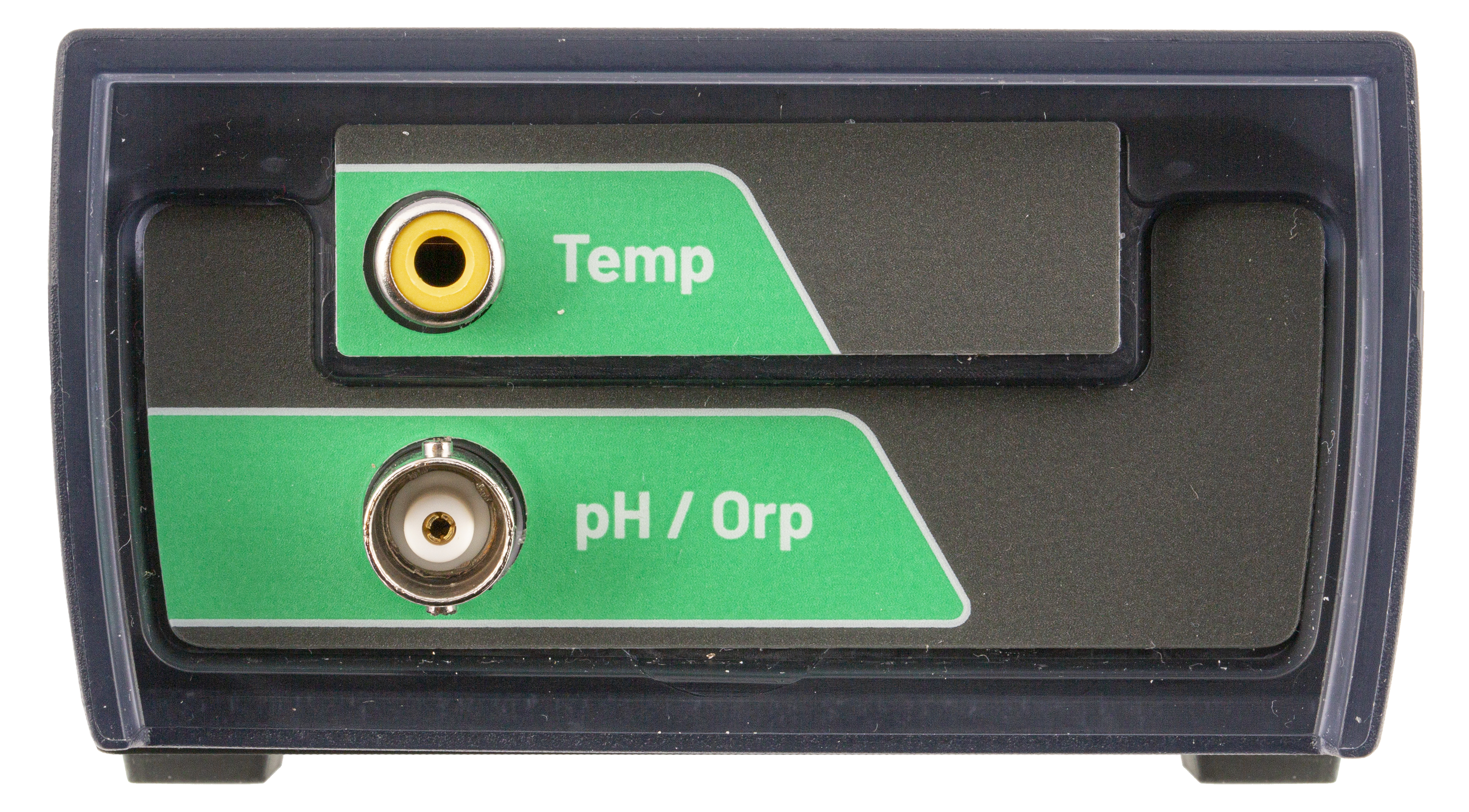 Anschlüsse des VIO Geräts,  für Temp. und pH/Orp  