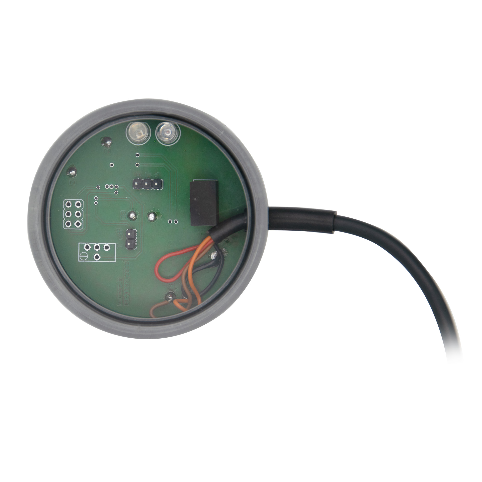 Seitenaufnahme N LF420 0–2 µS/cm Messgerät mit LED-Panel und Ausgangskabel