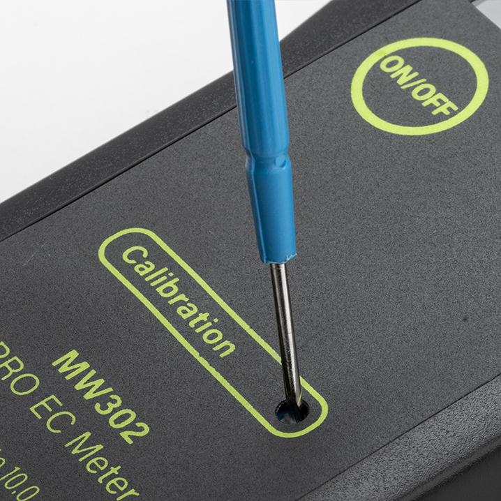 Ansicht auf die Kalibriereinstellung des MW302 PRO