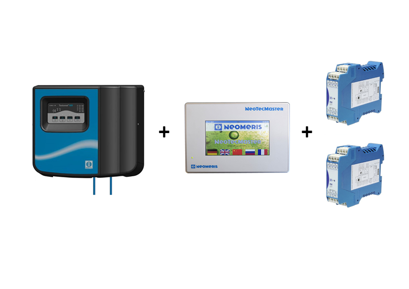 Testomat® 808 mit NeoTecMaster® - Mehrwertpaket Testomat 808 mit NeoTecMaster, Gesamtansicht, Analysegerät mit NeoTecMaster Controller