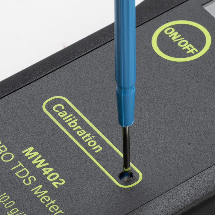 Kalibrier Einstellung des MW402 Geräts