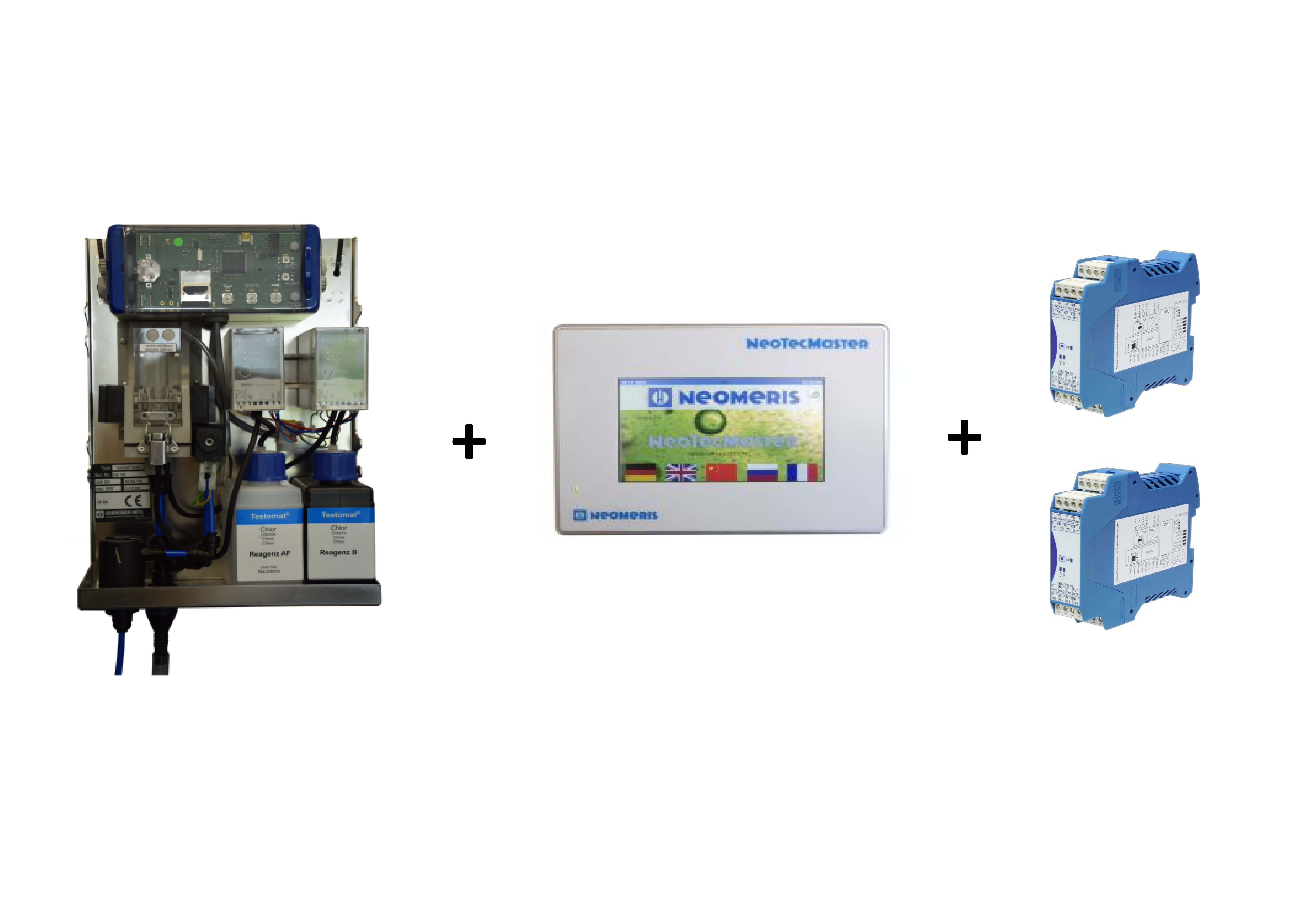 Testomat LAB CL mit NeoTecMaster Komplettsystem zur Chloranalyse
