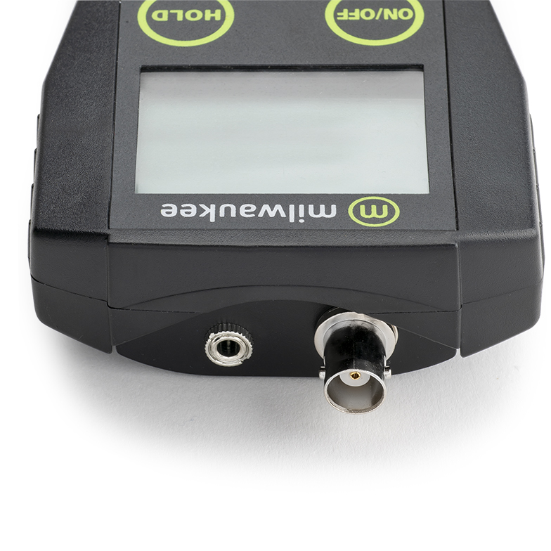 Milwaukee MW102 PRO+ Anschlüsse für pH- und Temperatursonde, sicher verschraubt
