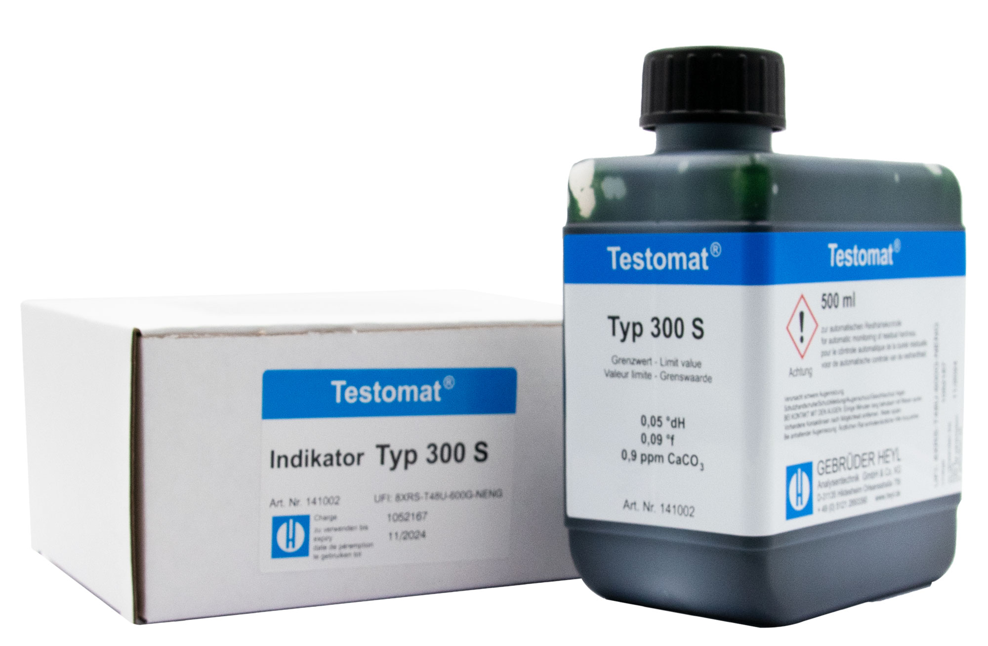Testomat® 808 Indikator 300 S 500 ml Testomat® 808 Indikator 300 S, Originalflasche 500 ml, Testlösung zur Wasseranalyse