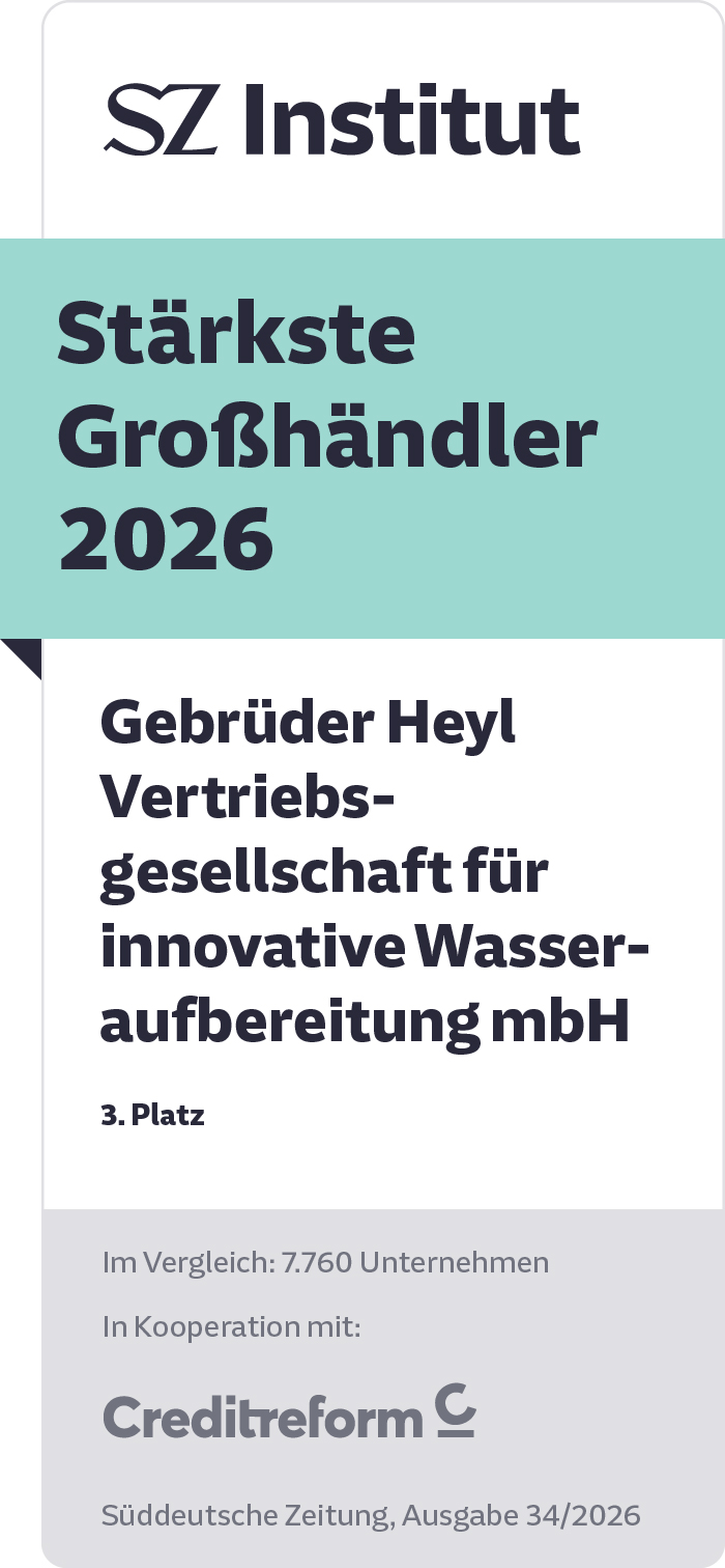 Siegel Auszeichnung 3.Platz unter 7760 der stärksten Großhändler 2026